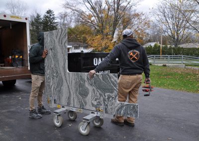 Installation of Countertop Marble, granite, quartz